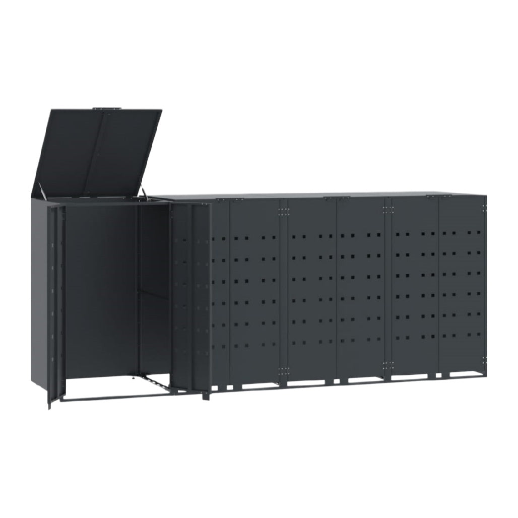 Storage Bench for Outdoor Use in Metal - 120 x 60 x 80