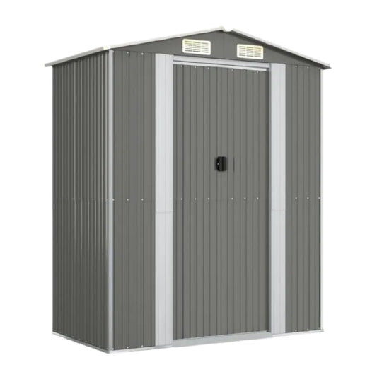 Garden storage shed for outdoor equipment in metal - 150 x 100 x 200