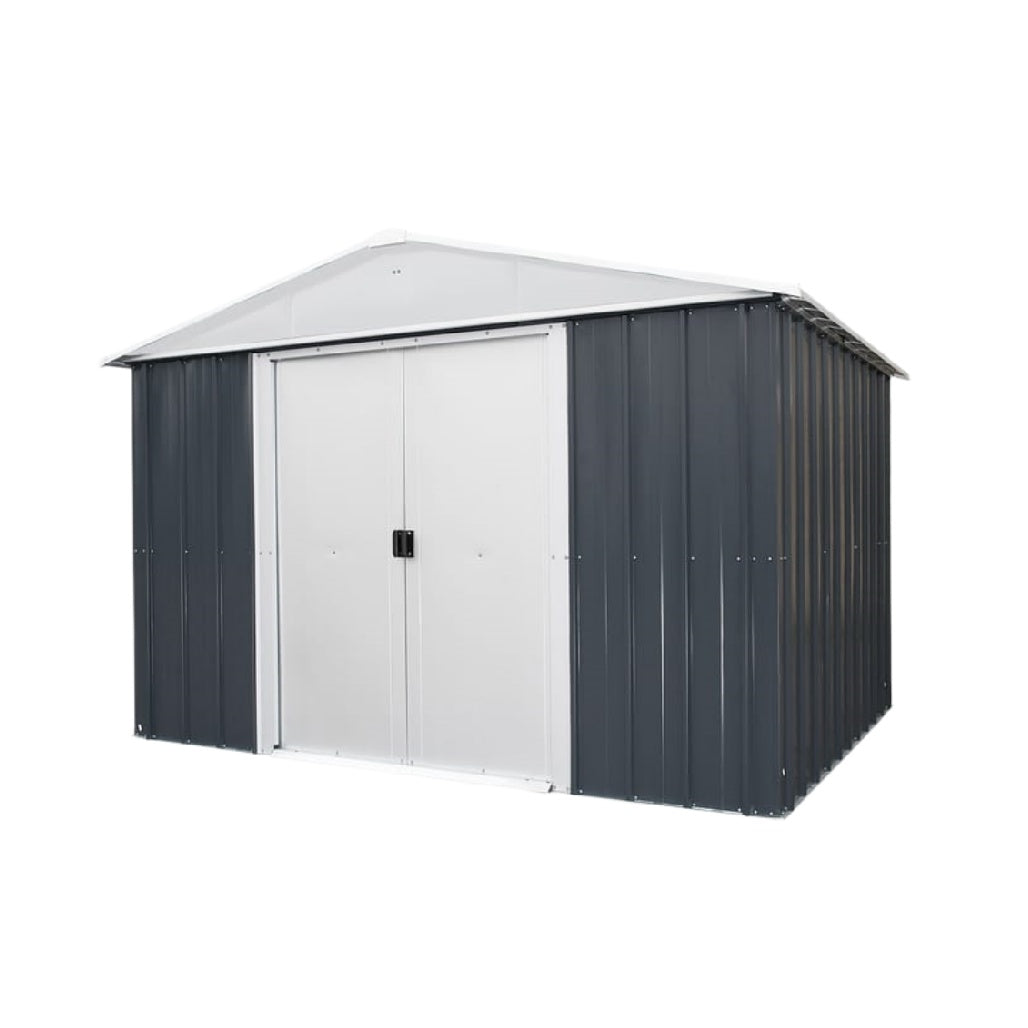 Metal Storage Shed for Outdoor Use - Galvanized Steel - 240 x 180 x 200