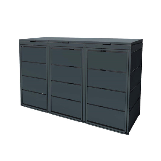 Storage Cabinet for Indoor Use in Metal - 150 x 40 x 75