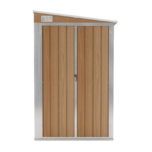 Garden Storage Shed for Outdoor Use in Wood and Aluminum - 200 x 100 x 50